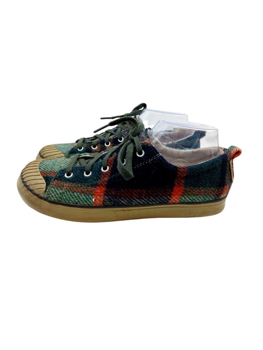 Keen Womens Elsa Wool Plaid Lace Up Sneakers Size 10.5 US EU 41 Multicolor Shoes - Picture 3 of 16